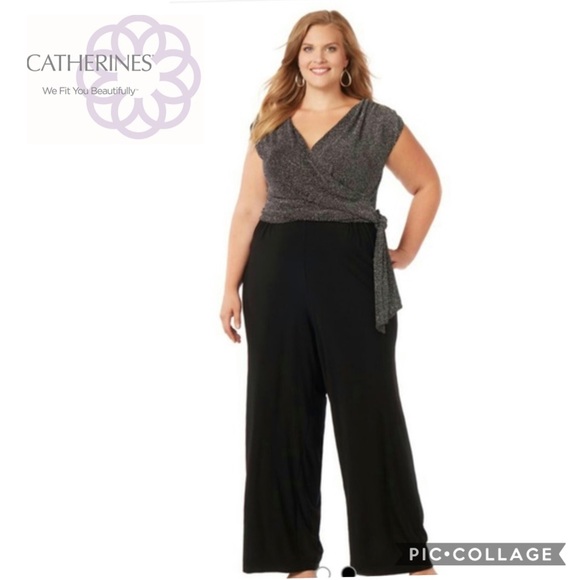 Catherines Pants - Catherines plus size 24W, 28W or 30W wide glitter